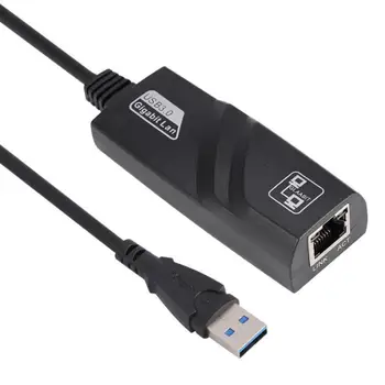 10/100/1000Mbps USB 3.0, USB 2.0 Káblové USB TypeC Do Rj45 Lan Ethernet Adaptér RTL8153 Network Karta pre PC Macbook Windows Notebook