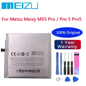100% Pôvodnej Vysokej Kvality BT56 3050mAh Batérie Pre Meizu Meizy MX5 Pro / Pro 5 Pro5 M5776 Chytrý Telefón Náhradné Batérie