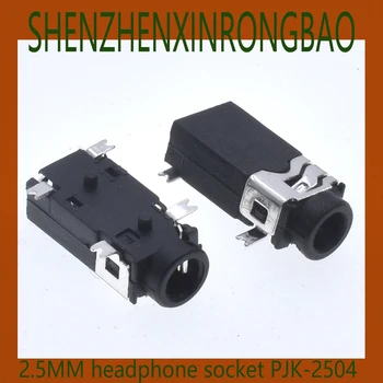 10Pcs 2,5 MM pre slúchadlá, zásuvka PJK-2504/PJ-234A2 pevné stĺpec štyri pin patch MP4 Bluetooth reproduktor rozhranie samica audio zásuvka