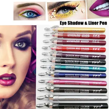1Pc Eye Shadow&Líniové Pero, Zvýrazňovač, Nepremokavé Matný Lesk Kontúrovacia Ceruzka Dlhodobé Oko Krásy make-up