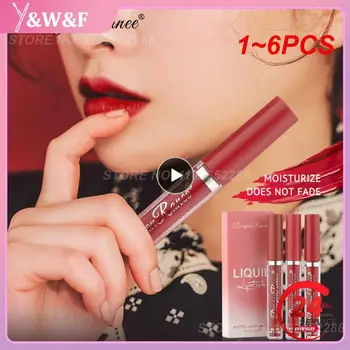 1~6PCS Tekutý Rúž Ultra Set Matný Zamatový Nepremokavé Long Lasting Lip Komentuje make-up, Kozmetické Súpravy Pre Ženy