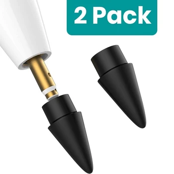 2 Balenia Náhradný Tip pre Apple Ceruzka Nibs pre Apple Ceruzka 1. & 2. Generácie (Black)