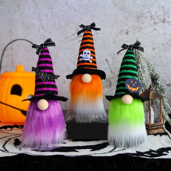 2023 Nové Halloween Mini Troch farieb Trpaslík Oblečenie pre Bábiku Prekladané Sprievodca Klobúk Elf Ghost Festival Bábika Dekorácie, Rekvizity Domova