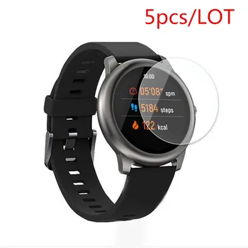 5 Pack pre Xiao Haylou Solárne Tvrdené Sklo Screen Protector 9H Smartwatch Ochranné Sklo Smart Hodinky