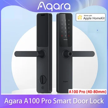Aqara Smart Dverí Zamky A100 Zigbee Pro Bluetooth 5.0 Apple Homekey Odomknúť Odtlačkov prstov Odomknúť Pracovať s Apple Homekit Aqara Domov