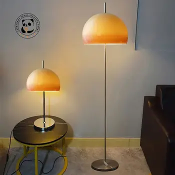 Autor Vintage Wabi-sabi Orange Lesk Podlahy Lampa LED Obývacia/Model Izba Dekor E27 Rohu Stojí Lampa Spálňa Hotel Club Bar