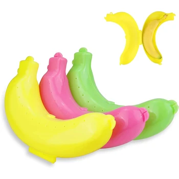 Banán Úložný Box pre Vonkajšie Roztomilý Cestovné Banán Prípade Chránič Box Kontajner Výlet Vonkajšie Obed Ovocie Úložný Box Držiteľ