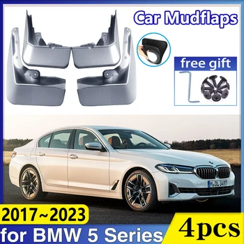 Blatníky pre BMW 5 Series G30 2017~2023 Príslušenstvo Predné Koleso Blatník Pečenie Farby Bahna Klapky Stráže Splash Klapky Auto Mudflaps
