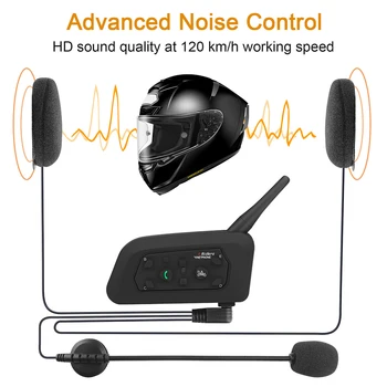 Bluetooth 5.0 Motorhelm Headset Draadloze Rijden Hoofdtelefoon Anti-Interferentie Motorku Handsfree Intercom Stereo Slúchadlá