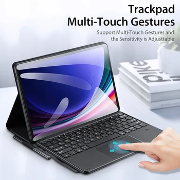 Bluetooth Klávesnica Magnetické Samostatný Prípad Tabletu Samsung Galaxy Tab S9+ S9 Plus 12.4