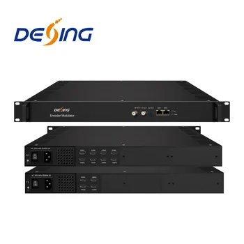 DEXIN NDS3528S Encoder Modulátor s 8 HDMI DVB-C/T RF OUT, 8 V 1 Encoder Modulátor s Osd