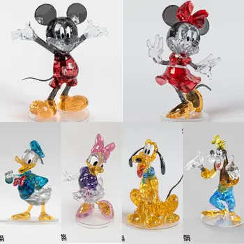 Disney Mickey Minnie Mouse Údaje Stavebným Hračky Crystal Montáž Stavebnicových Dekorácie, Darčeky