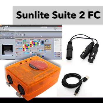 Etapa Regulátor Osvetlenia Sunlite Suite 2 FC 1536CH DMX512 Softvér, DJ, Disco Osvetlenie Equipment Control Strana svetlo DMX YUER