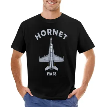 FA-18 Hornet T-Tričko Tee tričko roztomilý topy pánske tričká bežné štýlové