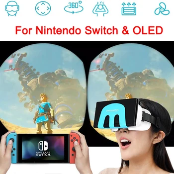 G11 VR Shinecon Pre Nintendo Prepínač & OLED 3D Virtuálnej Reality VR Okuliare Headset Zariadenia Prilba Šošovky, Okuliare Herné Príslušenstvo