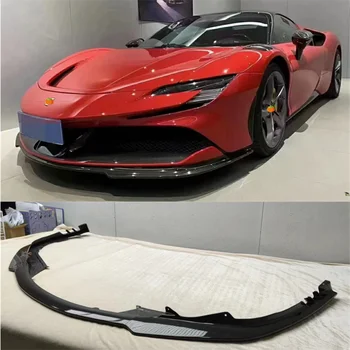 Hodí sa Pre Ferrari SF90 2020 2021 2022 2023 Vysoko Kvalitné Suché Uhlíkových Vlákien Nárazníka Vpredu Pery Splitter Spojler, Difúzor