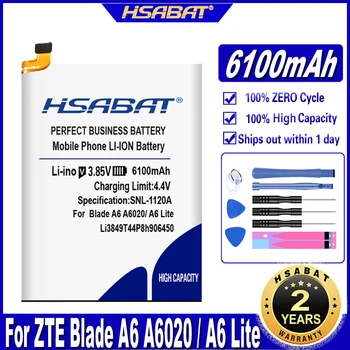 HSABAT Li3849T44P8h906450 6100mAh Batérie pre ZTE Blade A6 A6020 / A6 Lite A0622 Batérie