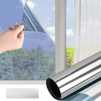 Jeden Spôsob, ako Zrkadlo Okno ochrana Osobných údajov Film Denná Anti UV Slnko Blokovanie Tepla Kontroly Reflexné Domov Privacy Protection Film