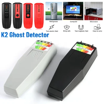 K2 Ghost Digitálny Detektor Elektromagnetických Polí Žiarenia Tester 5 LED Gauss Meter EMF Meter pre Ghost Lov Vybavenie