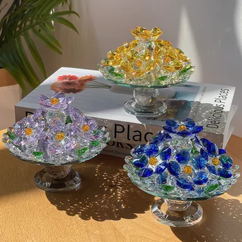 Kreatívne Crystal kvetináče Crystal Ornament, Elegantný a Krásny Domov Obývacia Izba Štúdia Verandu Dekorácie Továreň na Priamy Predaj