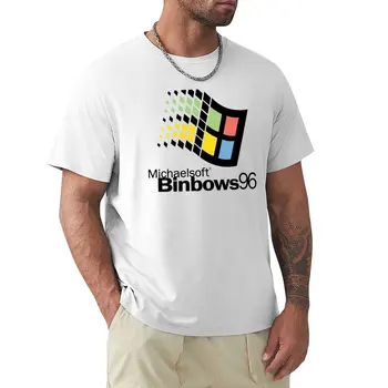 Michaelsoft Binbows 96 T-Shirt Krátkym t-shirt chlapcov white t košele, mens t košele