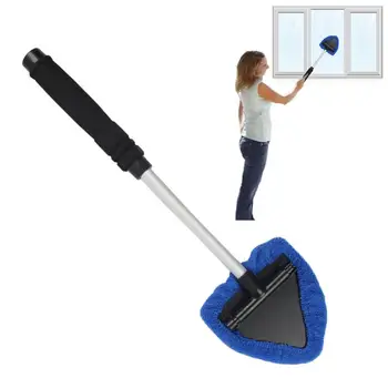 Mikrovláknovú Auto Window Cleaner Auto Window Cleaning Tool Mikrovlákna Čelného Skla Cleaning Tool S Hliníkovým Rozšíriteľný Rukoväť &