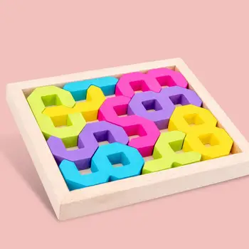 Mozog Hlavolamy Hračka Matematické Operácie Puzzle Drevená Skladačka Puzzle, Hračky Set pre Deti Deti Farebné Mozgu Hlavolamy s pre Učenie