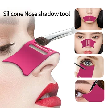 Multifunkčná Silikónová Nos make-up Pomoci Očné Prípravky na Predĺženie Rias Pad make-up make-up Asistent Nástroje pre Začiatočníkov