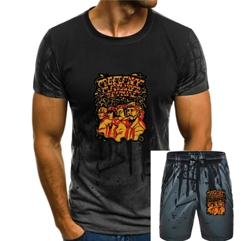 Muži tričko CREEDENCE CLEARWATER REVIVAL CCR v pohode Vytlačené T-Shirt tees top