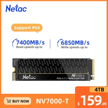 Netac M2 NVMe 1 TB 2TB 512 gb diskom SSD PCIe4 x4 Vnútorného Herné SSD pre PS5 ssd Disk notebooku Desktop pc