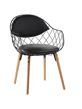 Nordic masívneho dreva stolička, operadlo roztomilý dievča spálňa make-up stoličky kovaného železa jedálenské stoličky dizajnér tvorivé ostnatého drôtu stoličky