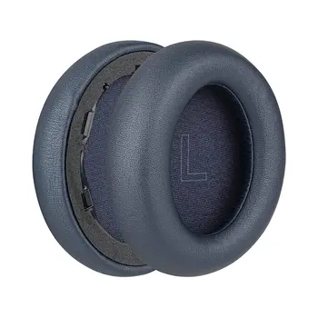 Náhradné Ušné Vankúšiky pre Anker Soundcore Život Q30/Q35 Bielkovín Kožené Slúchadlá mušle slúchadiel(Modrá)