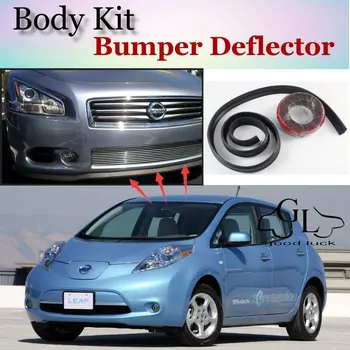 Nárazník Pery Deflektor Pery Nissan Leaf Predný Spojler, Sukne Pre TopGear Priateľov na Auto Tuning Zobraziť / Body Kit / Strip