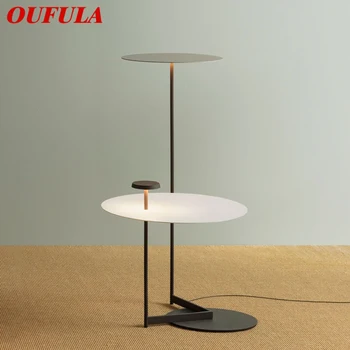 OUFULA Nordic Poschodí Lampa Moderného Umenia Rodiny Iiving Čaj Izba Spálňa Tvorivosti Luxusné LED Dekoratívne Stáleho Svetla