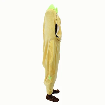 Ovocie Spací Vak s Kapucňou, Jumpsuit Ľahký Sleepwear Teplý pre Dospelých Cosplay Banán Kostým Pajama Nositeľné Banán Deka