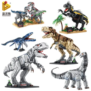 Panlos 611001 Tyrannosaurus Rex Dinosaura modelového Radu HOBBY Hračky, Stavebné Bloky, detské letné Dary 1813Pcs