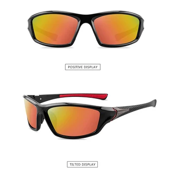 Polarizované slnečné Okuliare na Nočné Videnie Mužov UV400 Vonkajšie Jazdy Cestovné Športové Okuliare