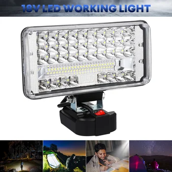 Pracovná Lampa Flexibilné Svetla Reflektorov Auta Povodňových Svetlá Ovládané Vonkajšie Svietidlo Na Lavičke Led Nabíjateľná