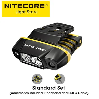 Pôvodné NITECORE NU11 Spp Svetlo Inteligentný IR Snímač Pohybu Klip-na 90° Nastaviteľný Uhol + Batérie, Lampy, Nočný Rybolov, Treking