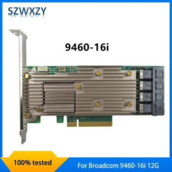 Pôvodný Pre Broadcom 9460-16i 12G 16PORT SAS/SATA/NVMe Tri-Mode PCIe RAID Radič 100% Testované Rýchlu Loď