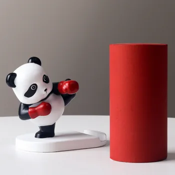 Roztomilá Panda Dekorácie Ploche Telefónu Držiteľa Úradu, Dekorácie, Darčekové Domova Príslušenstvo