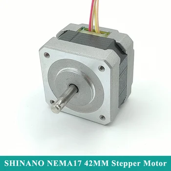 SHINANO NEMA17 42MM Stepper Motor 2-Fáza 4-Wire Krokovanie Motor 1.8 Stupeň pre 3D Tlačiarne CNC Rezanie Rezbárstvo Rytie Stroj