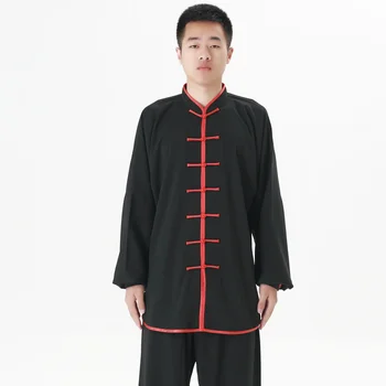 TaiChi Kung Fu Jednotné Tradičné Čínske Oblečenie, Dlhé Rukávy Wushu TaiChi Mužov KungFu Jednotné Farby Uniforiem Tai Chi