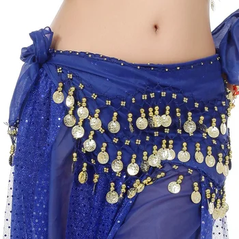 Thajsko/India/Arabská Tanečnica Sukne Sexy Ženy, Brušný Tanec Hip Šatku Zábal Pás Tanečník Sukne Ženy Zobraziť Kostýmy Flitrami Strapce