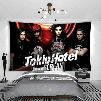 Tokio Hotely Vlastné Gobelín Zástavy Vlajky Stene Visí Obývacej Izby, Spálne Dekorácie