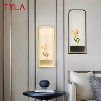 TYLA Moderné Nástenné Svietidlo LED Vintage Mosadz Tvorivé Jeleň Sconce Svetlo pre Domáce Obývacia Izba, Spálňa Decor