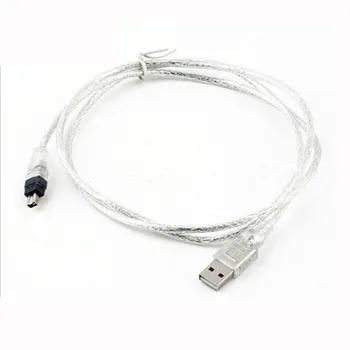USB Male Firewire IEEE 1394 4 Pin Samec iLink Adaptér Kábel firewire 1394 Kábel pre SONY DCR-TRV75E DV kábel kamery