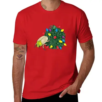 Vianočné Chrobák T-Shirt zábavné tričká letné top Krátke sleeve tee úžasný t shirt mužov oblečenie