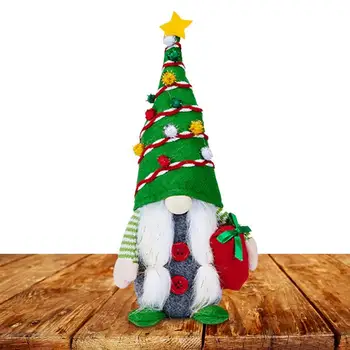Vianočné Trpaslíci Dekor Vianočný Trpaslík Bábika Dekor Mäkké Textílie, Biele Fúzy Santa Dekorácie Pre Dovolenku Doma Tabuľka Strana