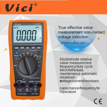 VICI 4000 Počítajú Automatické Rozsah Digitálny Multimeter VC97A NCV True RMS Multi-function Vysoko kvalitné Univerzálne Meter